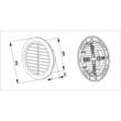 RAMA AERISIRE PLASTIC ALBA+PLASA INCHID. D100 (T95)