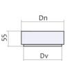 CAPAC ETANSARE INOX D250 VULCANO 0.5MM