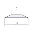 GULER PROTECTIE TRECERE ACOPERIS INOX D250 VULCANO 0.5MM