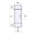 USITA INSPECTIE INOX DP D120/180 VULCANO 0.5MM