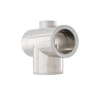 TEU CU USITA INOX DP 90* D80/140 VULCANO  0.5MM
