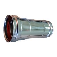 MUFA INOX CAZAN PELETI+GARNITURI SP D100 0.5MM