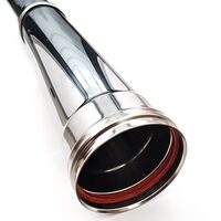 BURLAN INOX CAZAN PELETI+GARNITURA SP 1M D100 0.5MM
