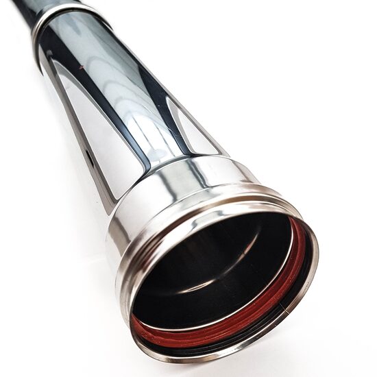 BURLAN INOX CAZAN PELETI+GARNITURA SP 0.5M D100 0.5MM