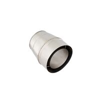 TERMINATIE CONICA INOX DP D80/140 VULCANO 0.5MM