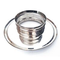 FLANSA INOX D100 0.5MM