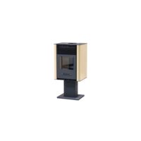 SOBA PE LEMNE  BLAUTECH 6 kW TOP BEJ