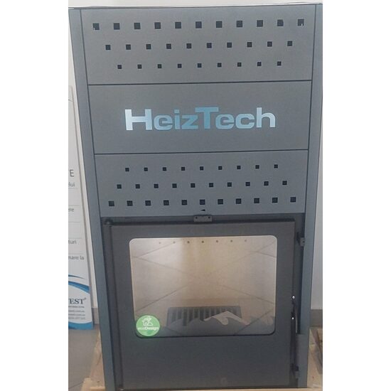 TERMOSEMINEU PE LEMNE HEIZTECH NEGRU 18.4 kW
