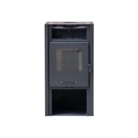 SOBA PE LEMNE HEIZTECH ,8 kW  ,negru