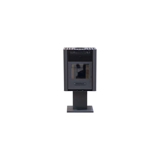 SOBA PE LEMNE  BLAUTECH 6 kW TOP NEGRU