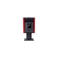 SOBA PE LEMNE  BLAUTECH 6 kW TOP ROSU